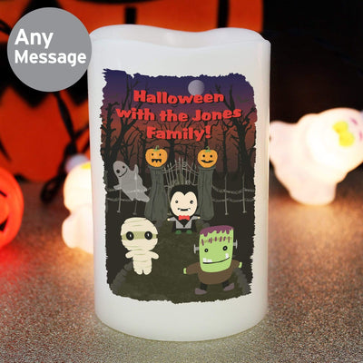 Personalised Memento LED Lights, Candles & Decorations Personalised Halloween LED Candle