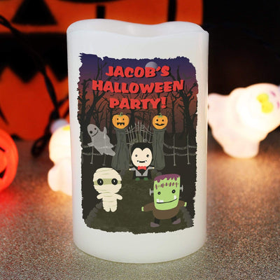 Personalised Memento LED Lights, Candles & Decorations Personalised Halloween LED Candle