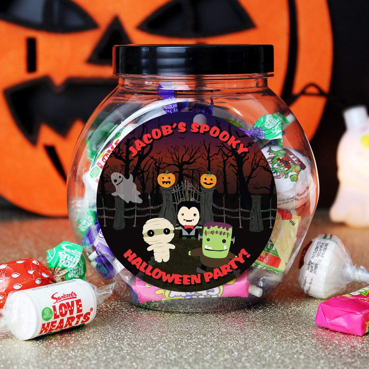 Personalised Memento Food &amp; Drink Personalised Halloween Sweet Jar
