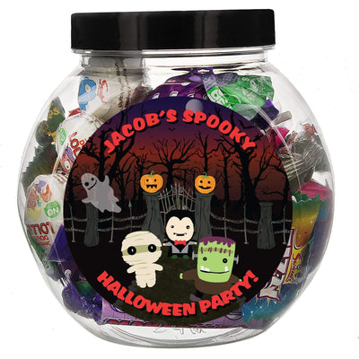 Personalised Memento Food & Drink Personalised Halloween Sweet Jar