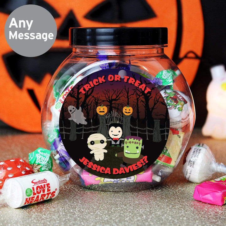 Personalised Memento Food &amp; Drink Personalised Halloween Sweet Jar