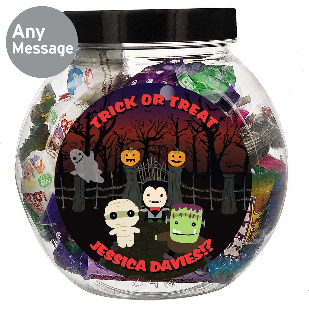Personalised Memento Food &amp; Drink Personalised Halloween Sweet Jar