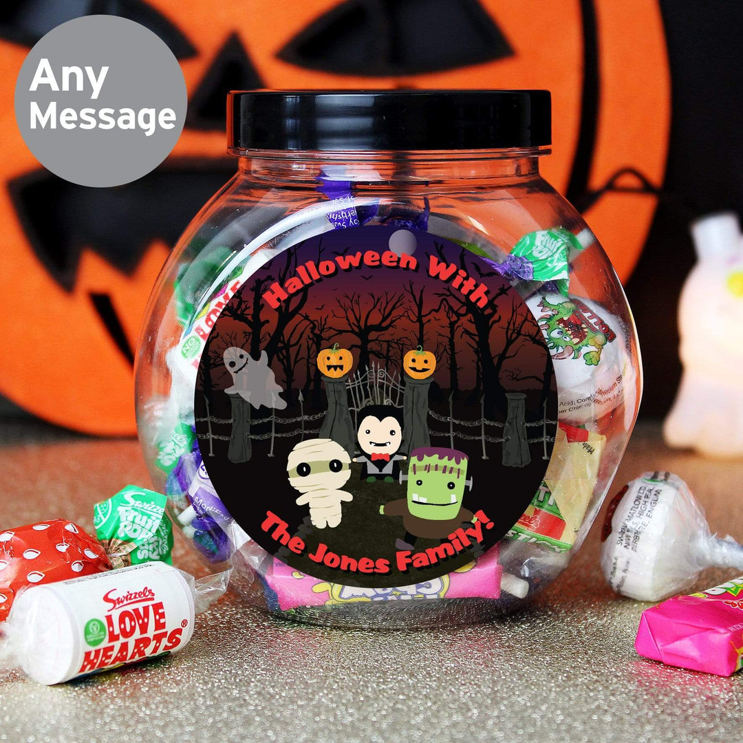 Personalised Memento Food &amp; Drink Personalised Halloween Sweet Jar