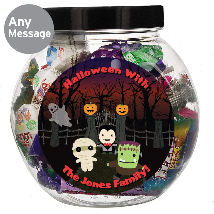 Personalised Memento Food &amp; Drink Personalised Halloween Sweet Jar