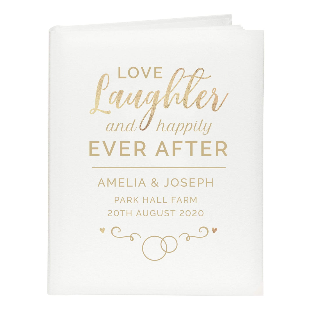 Personalised Memento Photo Frames, Albums and Guestbooks Personalised Happily Ever After Traditional Album