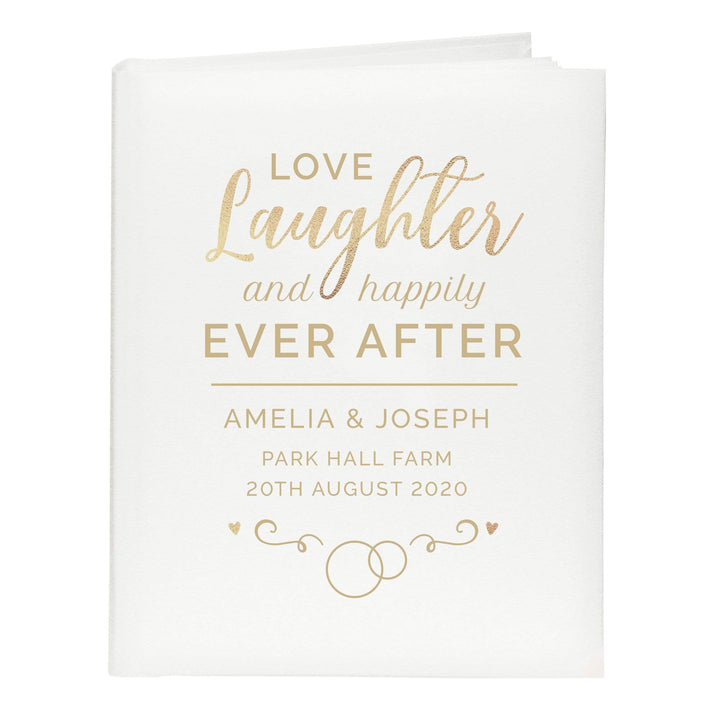 Personalised Memento Photo Frames, Albums and Guestbooks Personalised Happily Ever After Traditional Album