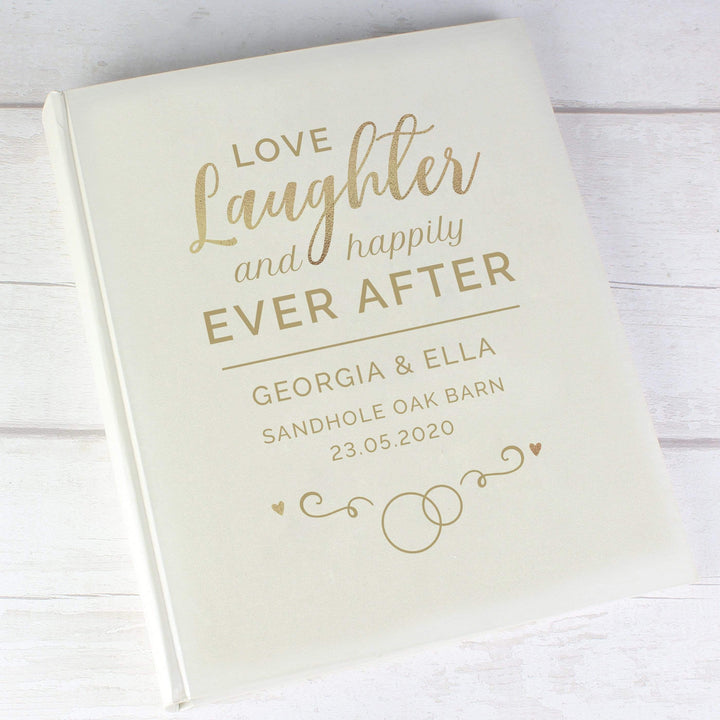 Personalised Memento Photo Frames, Albums and Guestbooks Personalised Happily Ever After Traditional Album