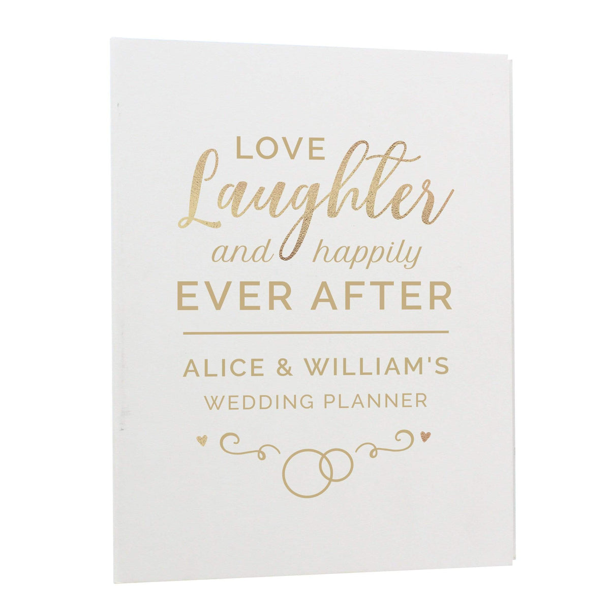 Personalised Memento Stationery & Pens Personalised Happily Ever After Wedding Planner