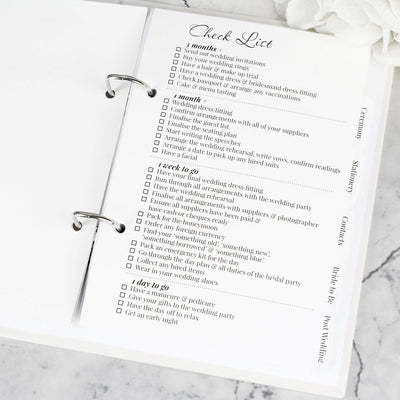Personalised Memento Stationery & Pens Personalised Happily Ever After Wedding Planner