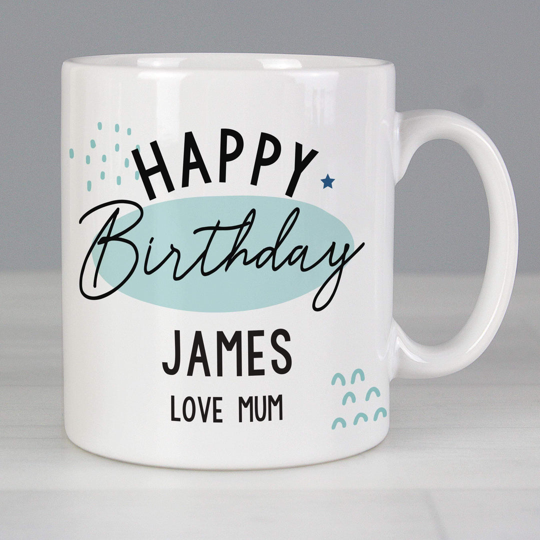 Personalised Memento Personalised Happy Birthday Mug