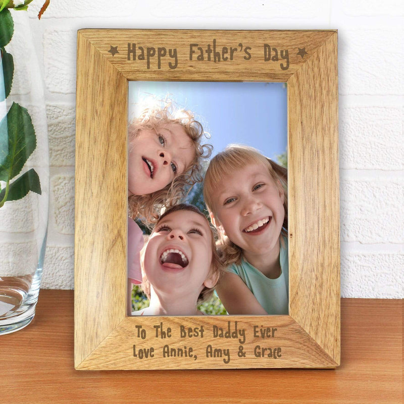 Personalised Memento Photo Frames, Albums and Guestbooks Personalised Happy Father&