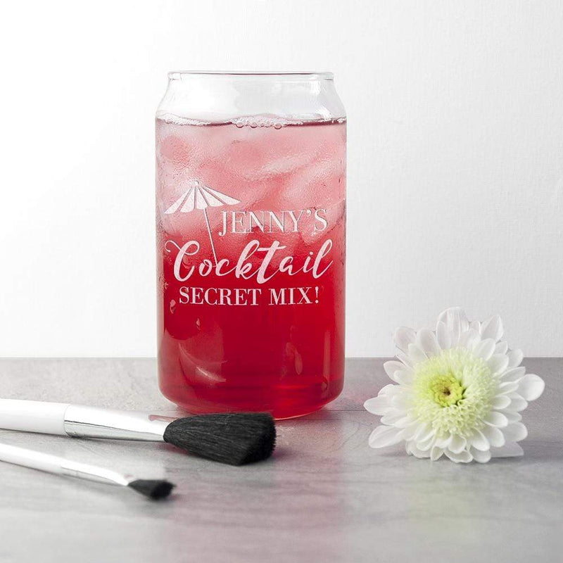Treat Personalised Happy Hour Can Glass