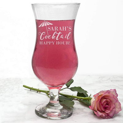 Treat Personalised Happy Hour Cocktail Glass