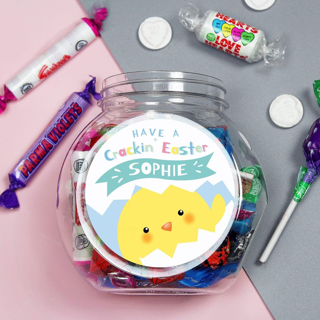 Personalised Memento Food &amp; Drink Personalised Have A Cracking Easter Sweets Jar