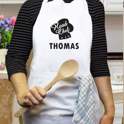 Personalised Memento Kitchen, Baking & Dining Gifts Personalised Head Chef Apron