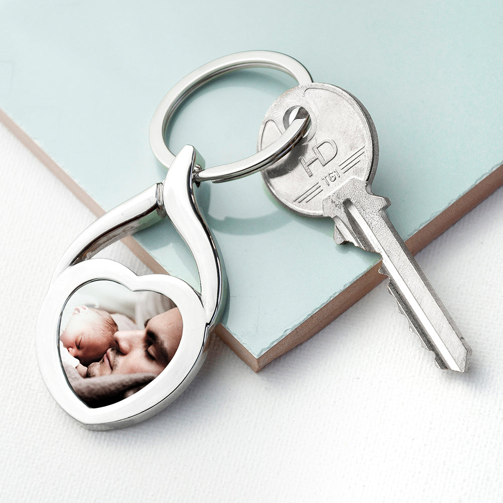Personalised Love Heart Key Ring, The Personal Shop, personalised gifts