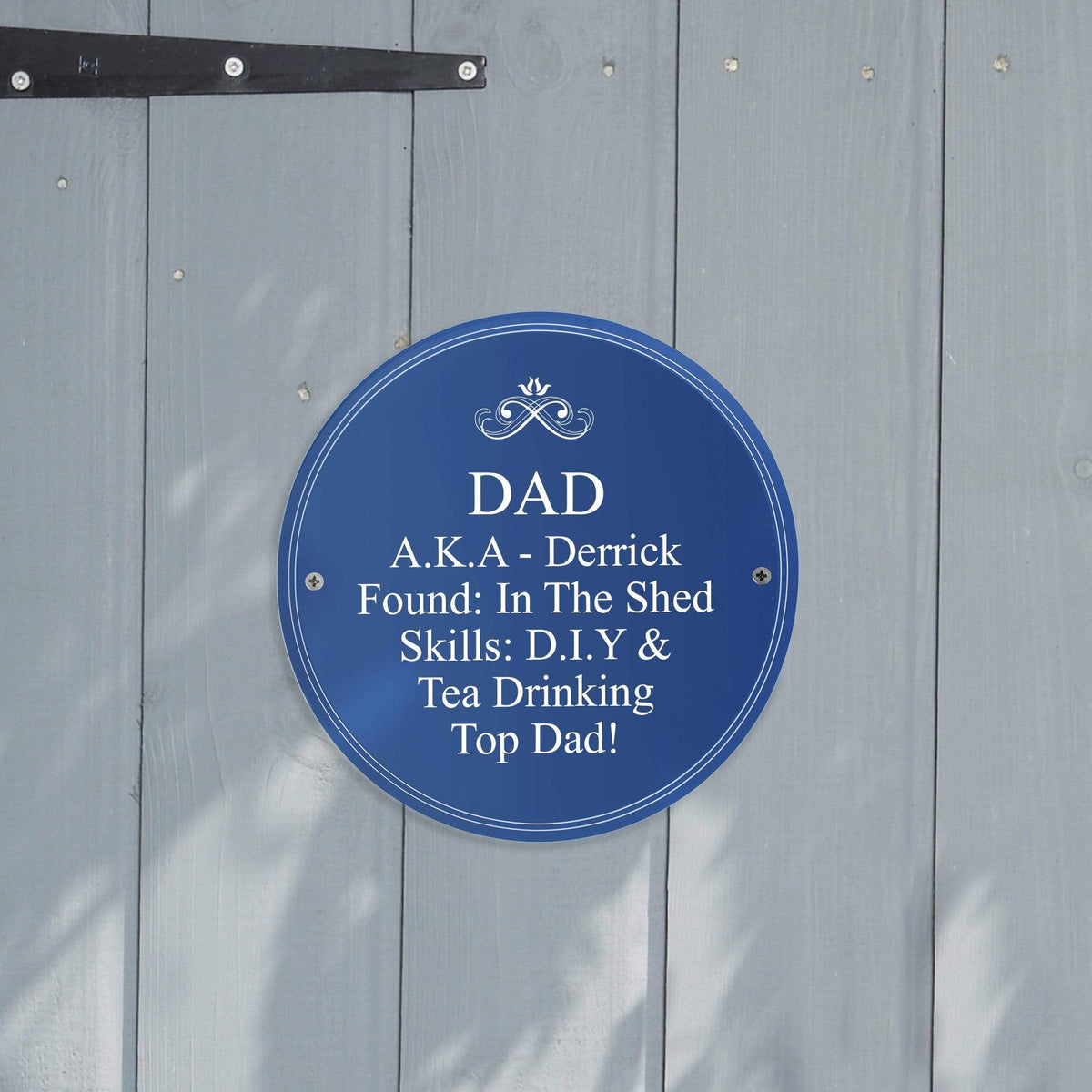 Personalised Memento Hanging Decorations & Signs Personalised Heritage Plaque