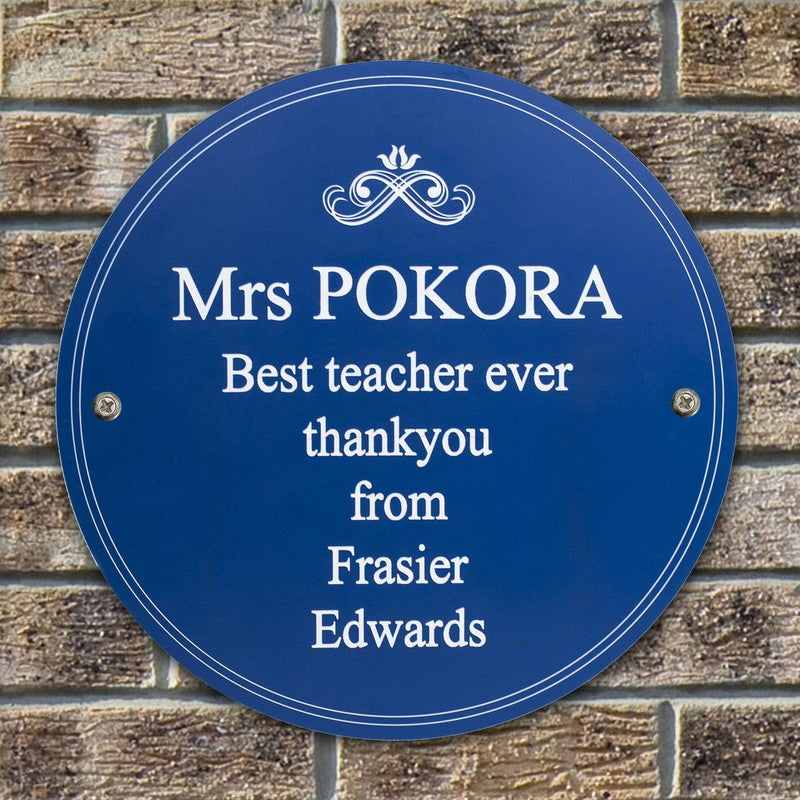 Personalised Memento Hanging Decorations & Signs Personalised Heritage Plaque