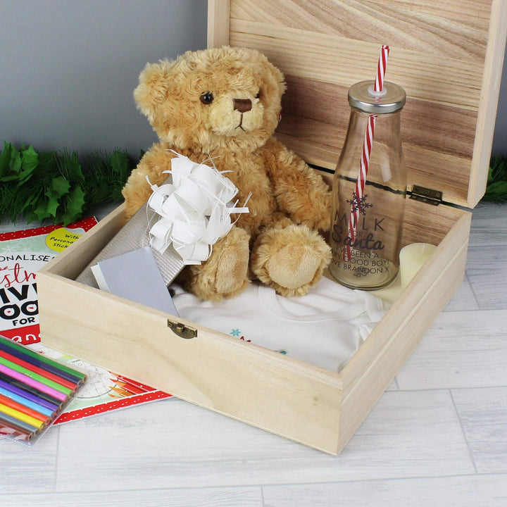 Personalised Memento Personalised Hessian Friends Large Wooden Keepsake Box
