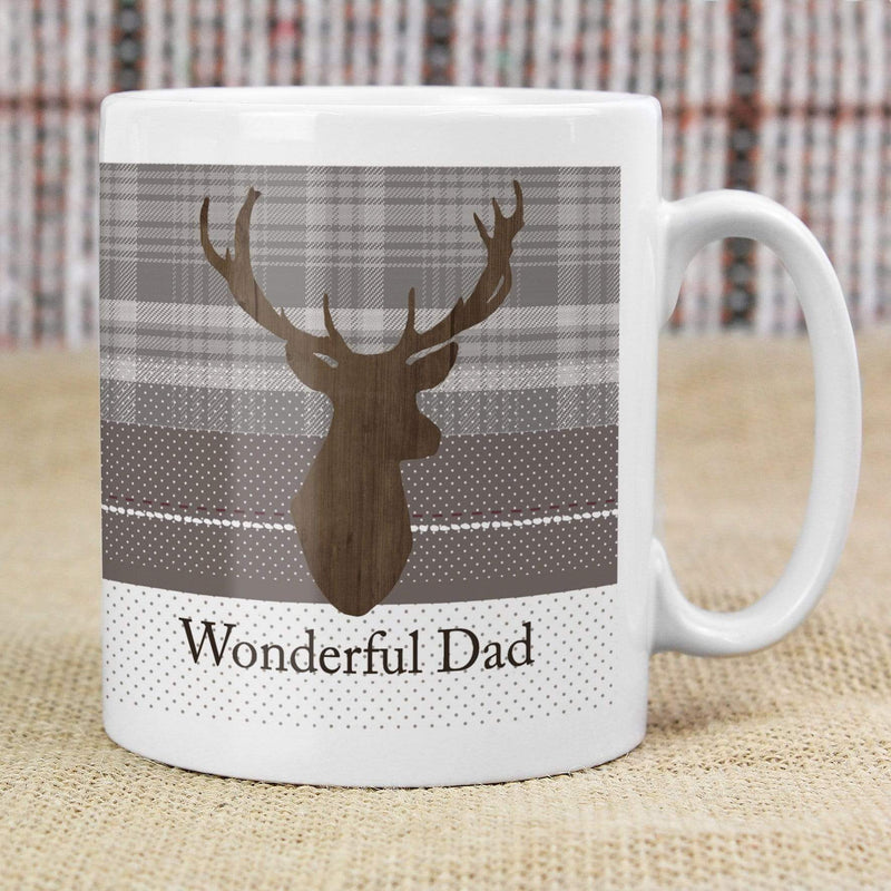 Personalised Memento Mugs Personalised Highland Stag Mug