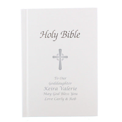 Personalised Memento Books Personalised Holy Bible