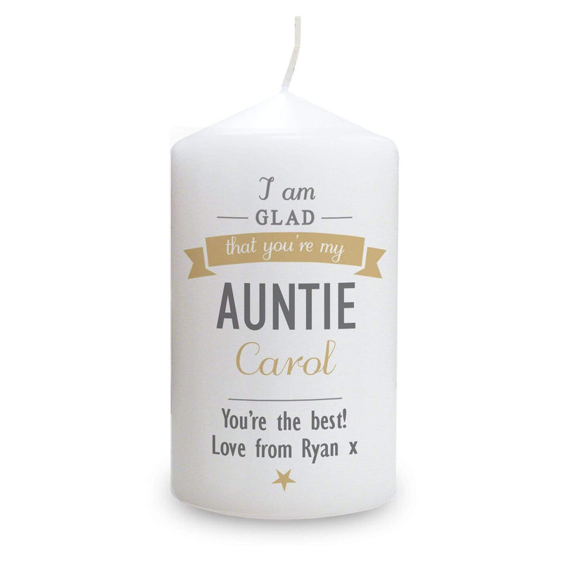 Personalised Memento Candles & Reed Diffusers Personalised I Am Glad... Candle
