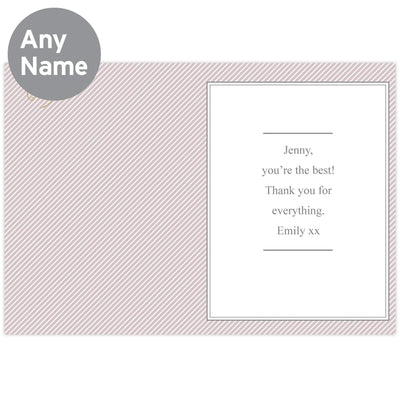 Personalised Memento Greetings Cards Personalised I Am Glad... Godmother Card