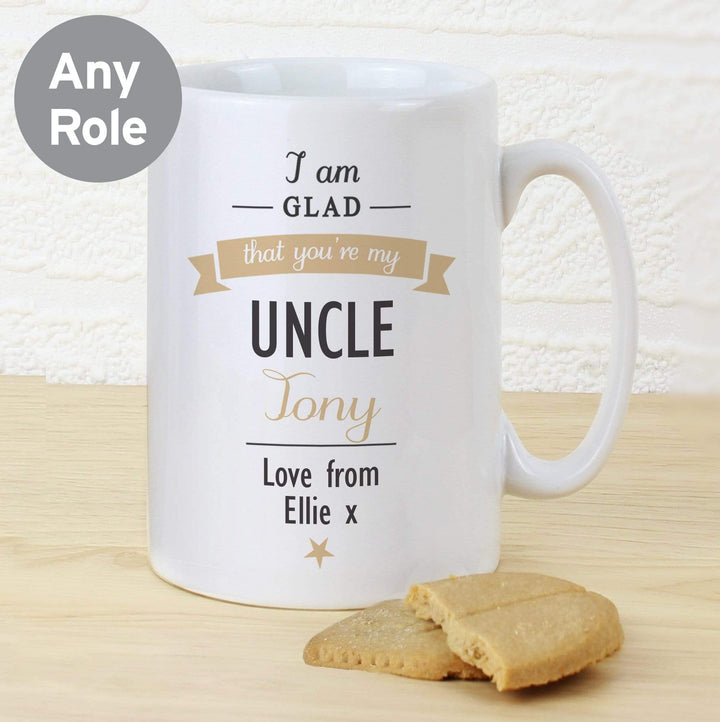 Personalised Memento Mugs Personalised I Am Glad... Mug