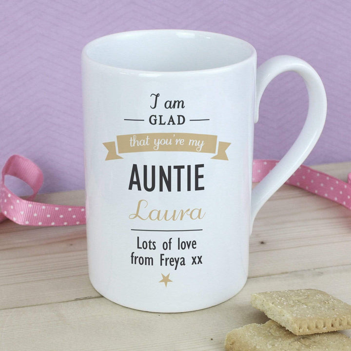 Personalised Memento Mugs Personalised I Am Glad... Mug