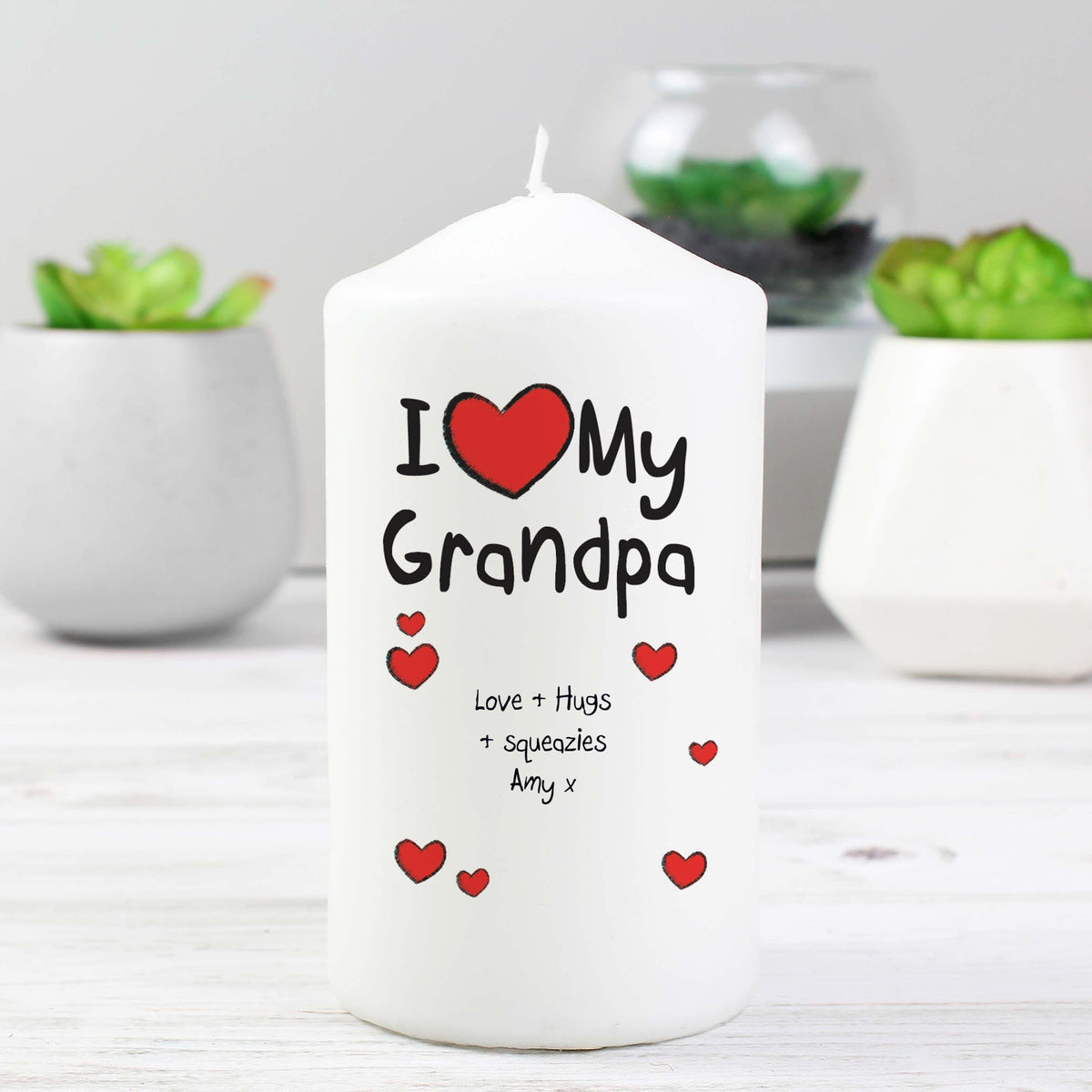 Personalised Memento Candles & Reed Diffusers Personalised I Heart My Candle