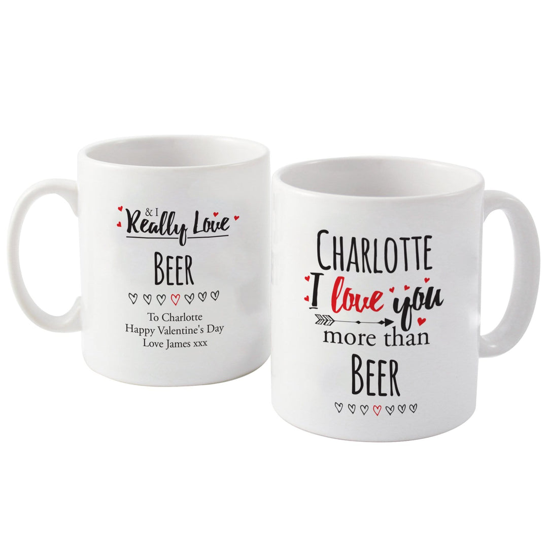 Personalised Memento Mugs Personalised I Love You More Than... Mug