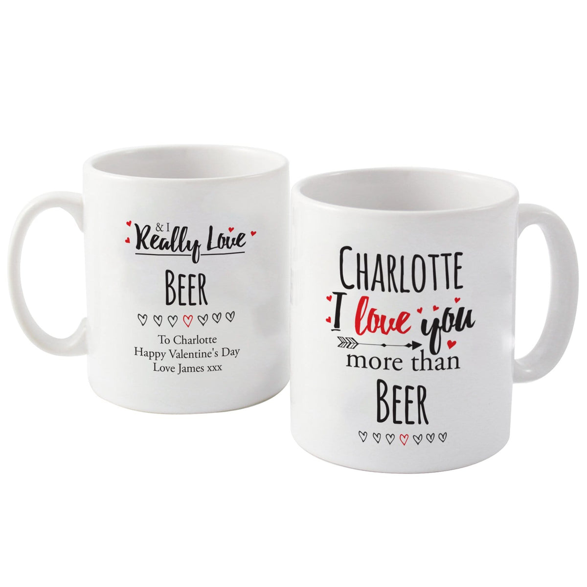 Personalised Memento Mugs Personalised I Love You More Than... Mug