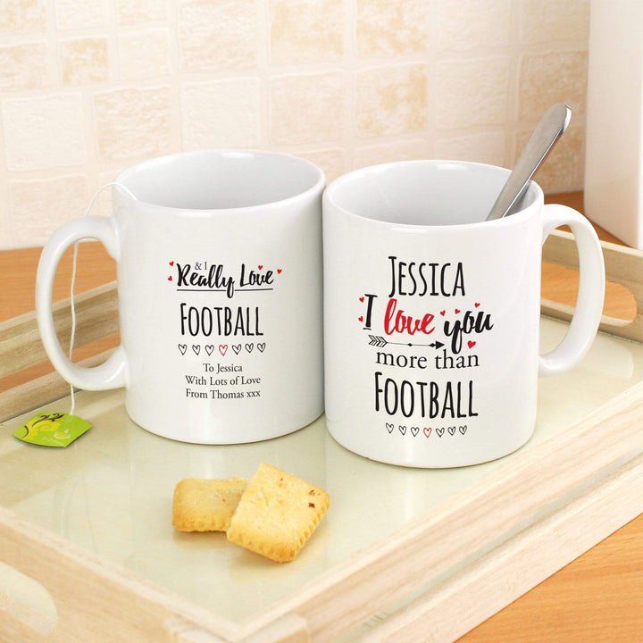 Personalised Memento Mugs Personalised I Love You More Than... Mug