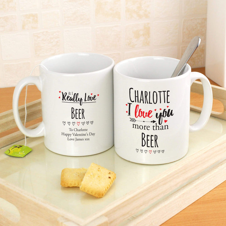 Personalised Memento Mugs Personalised I Love You More Than... Mug