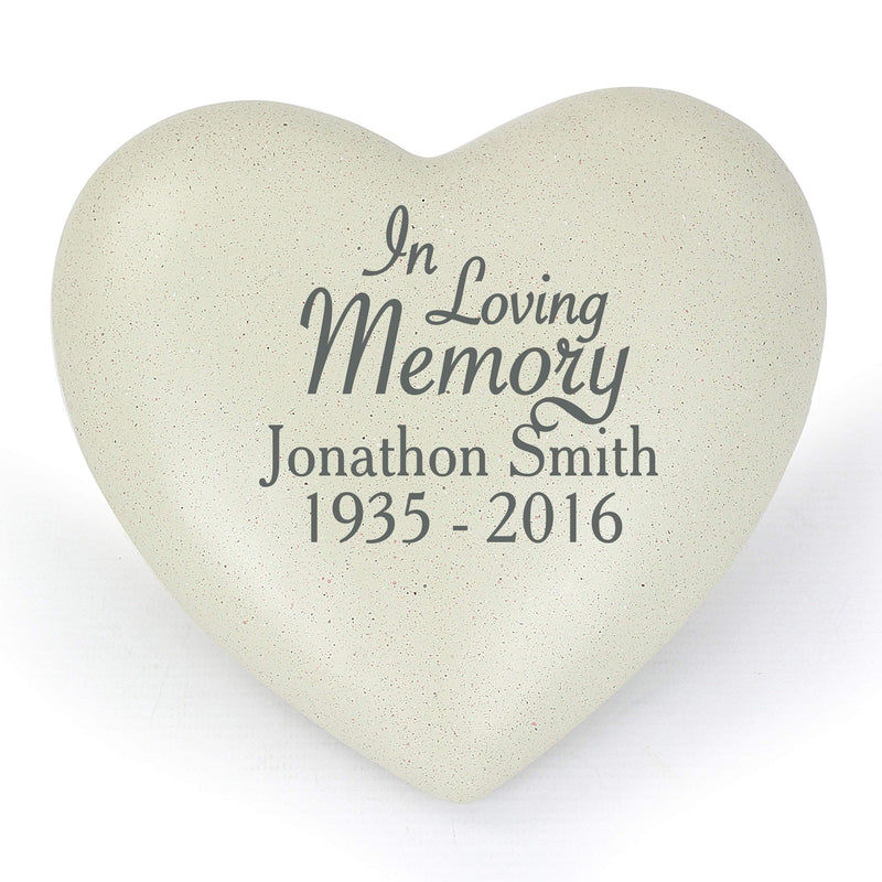 Personalised Memento Memorials Personalised In Loving Memory Heart Memorial