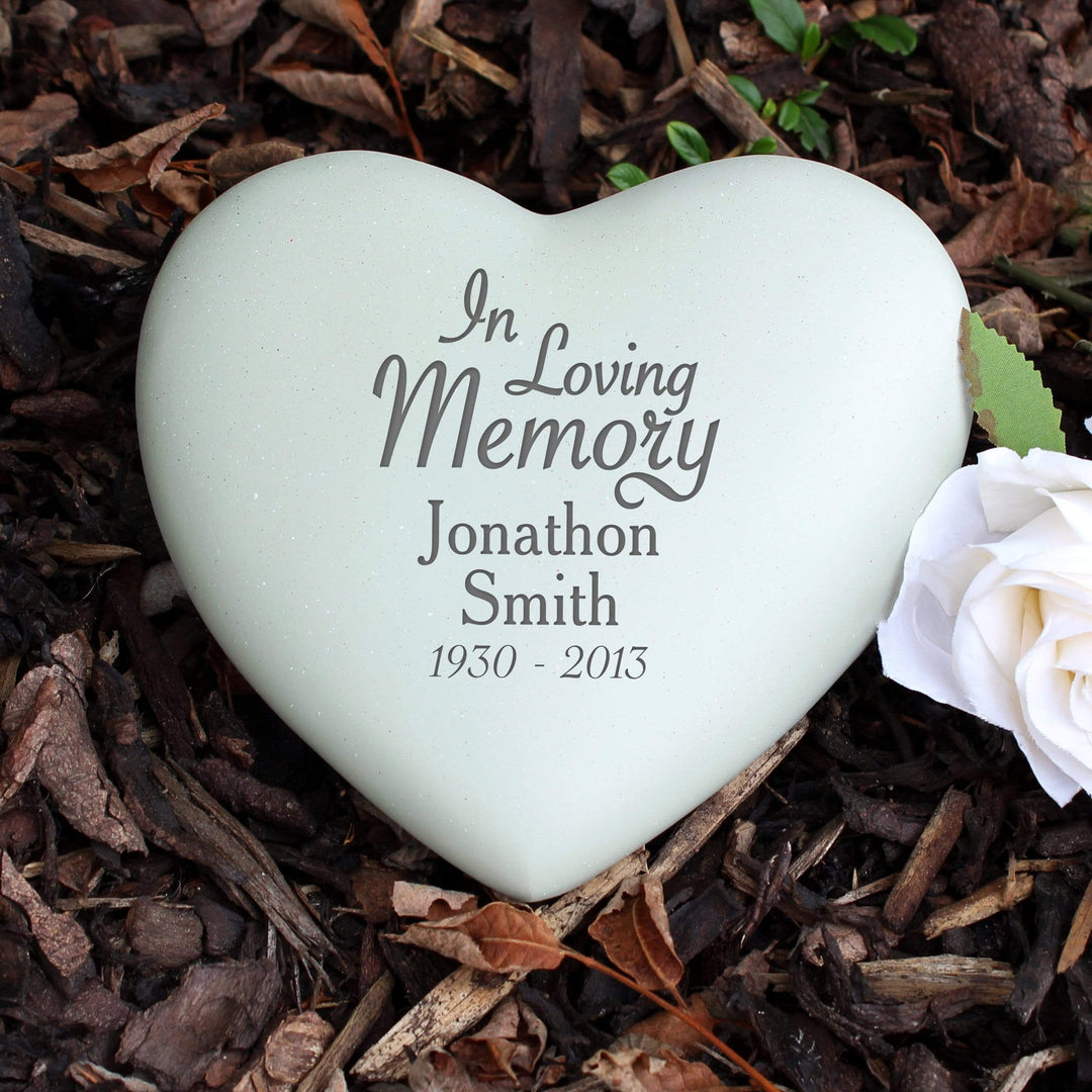Personalised Memento Memorials Personalised In Loving Memory Heart Memorial
