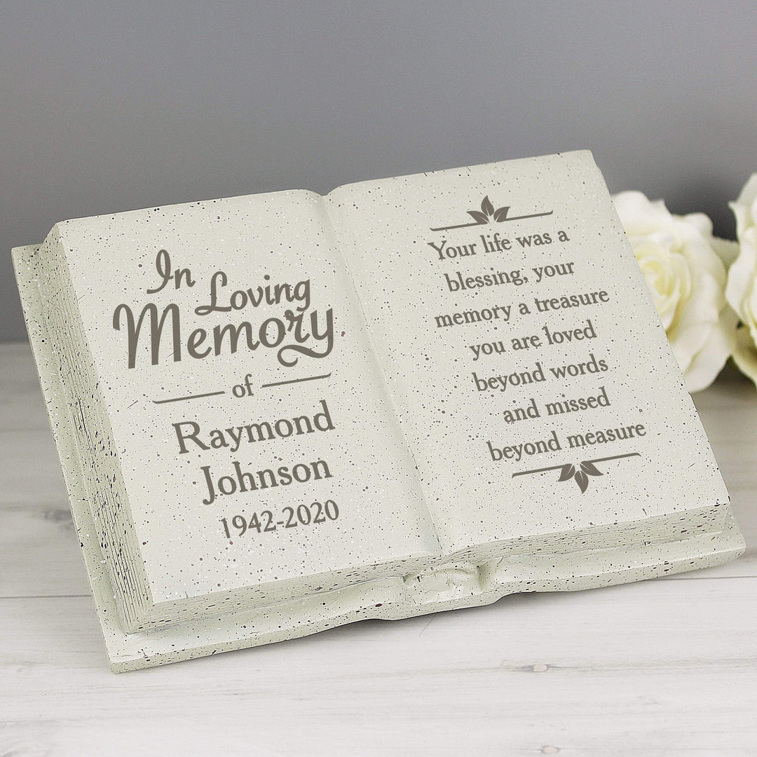 Personalised Memento Ornaments Personalised In Loving Memory Memorial Book