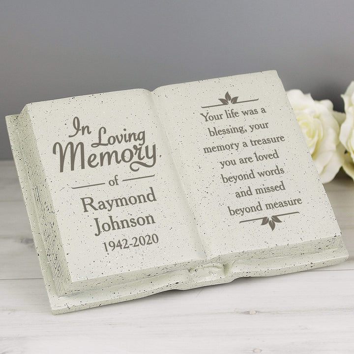 Personalised Memento Ornaments Personalised In Loving Memory Memorial Book