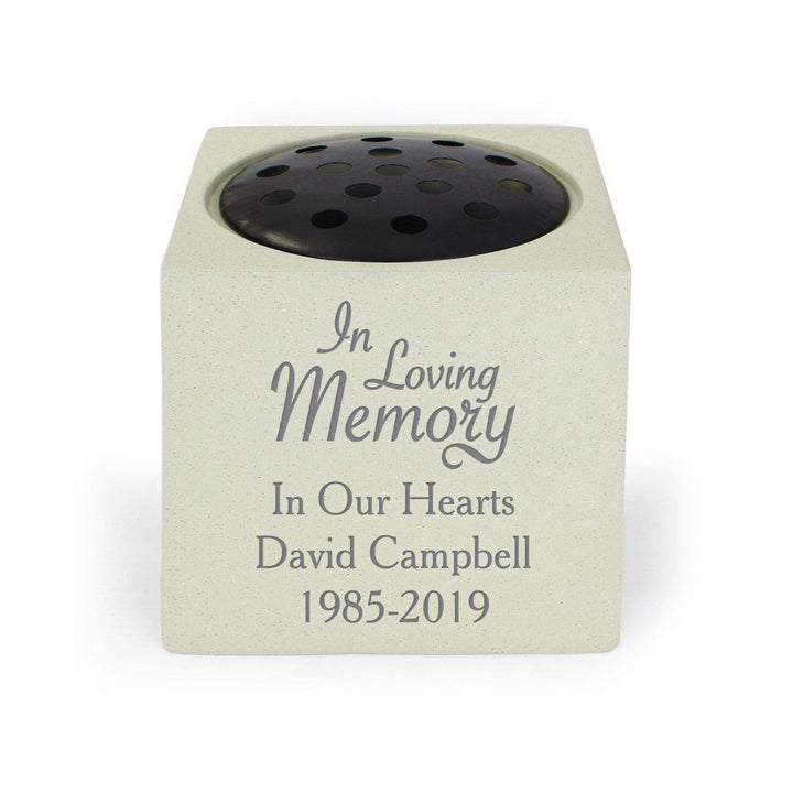 Personalised Memento Memorials Personalised In Loving Memory Memorial Vase