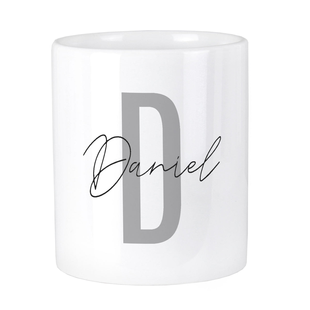 Personalised Memento Personalised Initial & Name Ceramic Storage Pot