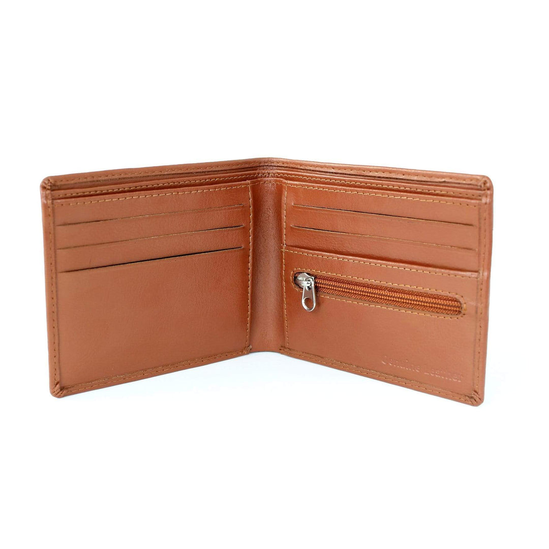 Personalised Memento Leather Personalised Initials Tan Leather Wallet
