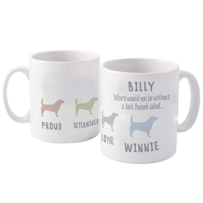 Personalised Memento Mugs Personalised Jack Russell Dog Breed Mug