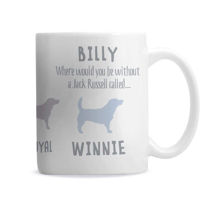 Personalised Memento Mugs Personalised Jack Russell Dog Breed Mug