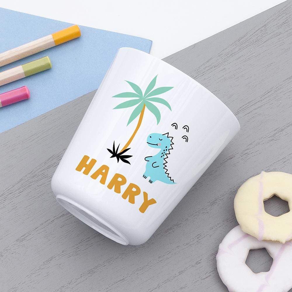 Treat Personalised Kids Cute Dinosaur Dining Set