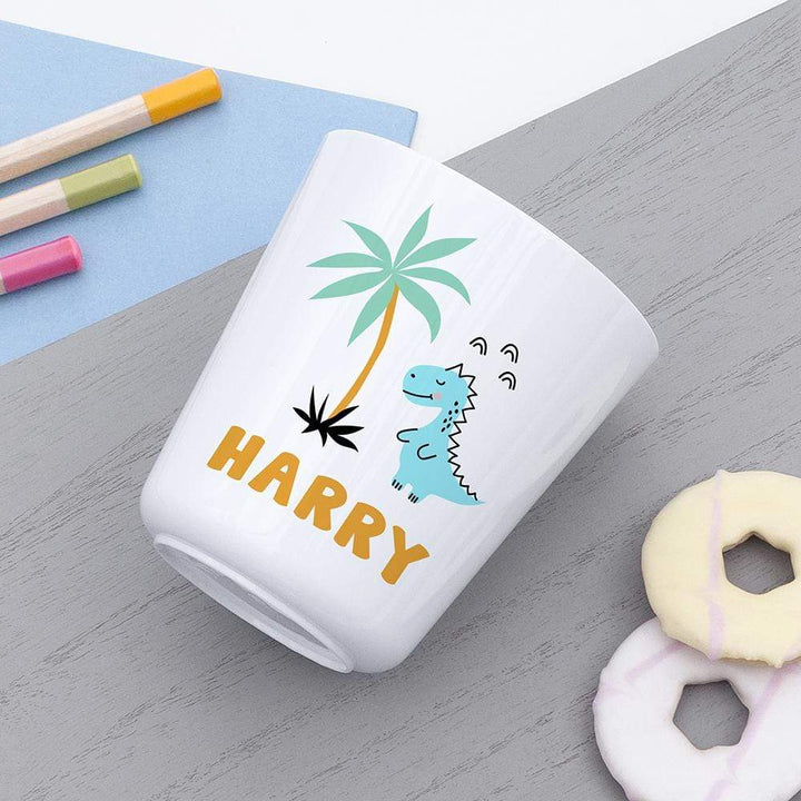 Treat Personalised Kids Cute Dinosaur Dining Set