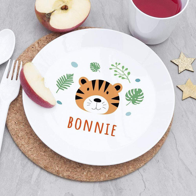 Treat Personalised Kids Jungle Animal Dining Set