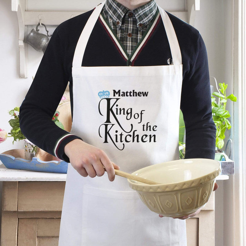 Personalised Memento Kitchen, Baking & Dining Gifts Personalised King of the Kitchen Apron