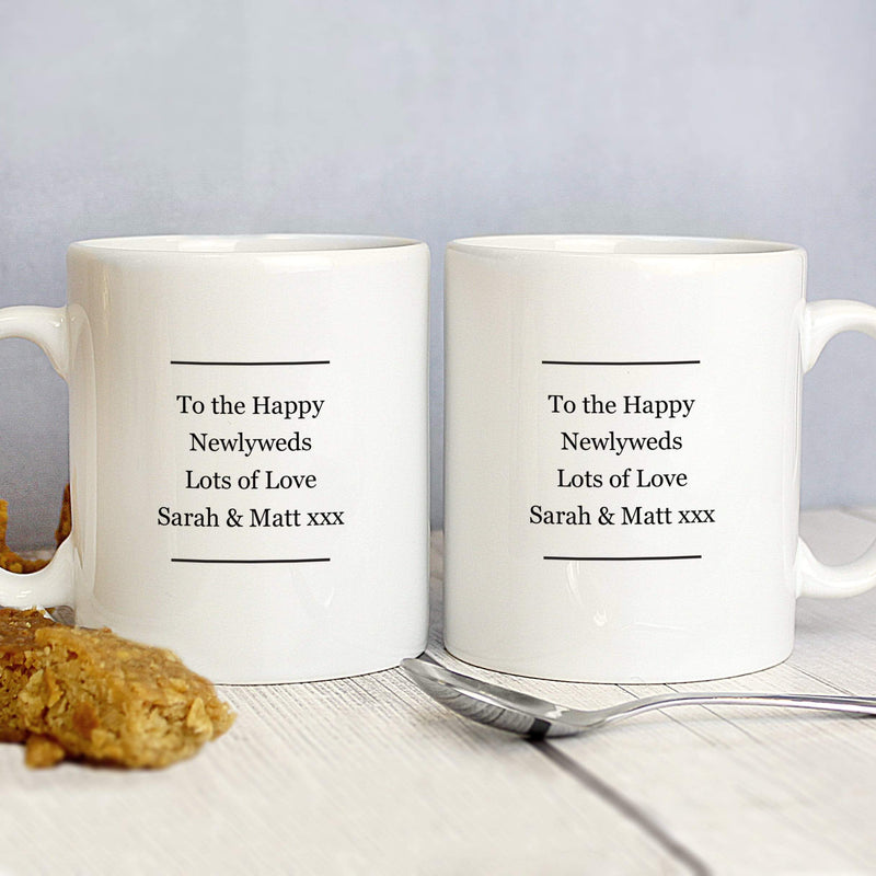 Personalised Memento Mugs Personalised Ladyship and Lordship Mug Set