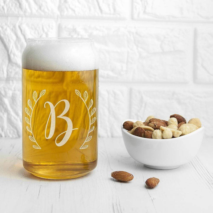 Treat Personalised Leaf Design Can Glass