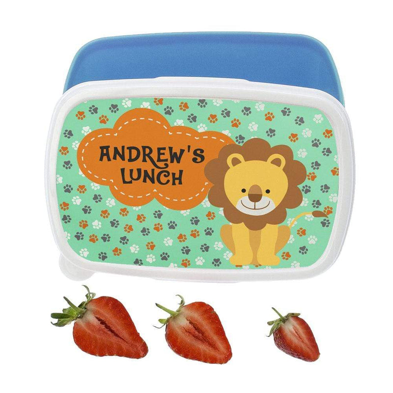 Treat Personalised Little Lion Lunch Box